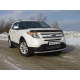 Защита переднего бампера 76 мм ТСС для Ford Explorer 2011-2015