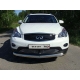 Накладка решётки радиатора 12 мм ТСС для Infiniti QX50/EX25/EX35 2007-2016