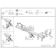 Фаркоп Galia шар А оцинкованный, условно-съемное крепление для Infiniti Q30/Mercedes GLA-Class 2014-2021