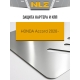 Защита картера и коробки передач (с креп.) для HONDA Accord (2022-н.в.) 1.5 бен. AT (алюминий, 3 мм) / Хонда Аккорд