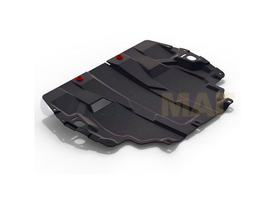 Защита картера и КПП Автоброня для 1,6 сталь 2 мм для Volkswagen Caddy 2015-2021