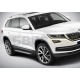 Пороги алюминиевые Rival BMW-Style для Skoda Kodiaq 2017-2021