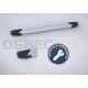 Пороги алюминиевые Rival Silver New для Honda Pilot 2016-2021