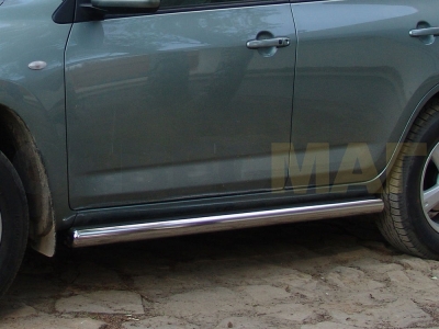 Пороги труба 60 мм Технотек для Hyundai Tucson 2004-2010