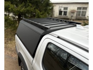 Экспедиционный багажник на крышу кунга Black для Jac T6 (4WD) 2.0T (бенз) 2021-н.в. №JACT621-43BL