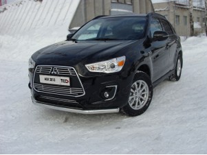 Накладка решётки радиатора верхняя 12 мм для Mitsubishi ASX № MITSASX13-12